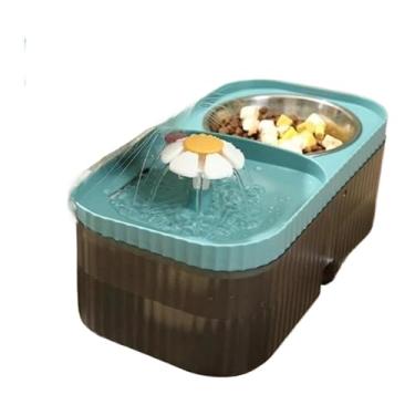 Imagem de Dispensador AutomáTico De áGua E Comedouro – Adequado Para Gatos E CãEs(azul)