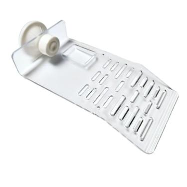 Imagem de Plataforma de mergulho de tartaruga, doca flutuante com ventosas, terraço de descanso de habitat de répteis para tanque de aquário, transparente e estável (transparente, pequeno)