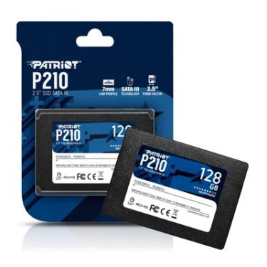 Imagem de SSD Patriot P210s128g25 128GB 2.5" Sata 3 500mb/s Leit,  400mb/s Grav 120