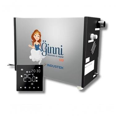 Imagem de Sauna Vapor Elétrica Wi-fi E Controlador Digital 9kw Até 12 M³ 220V Ginni - Industek Voltagem 380v Trifásico