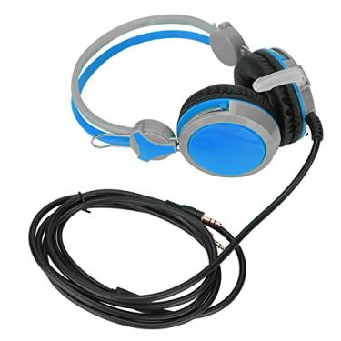 Imagem de Sanpyl Fone de Ouvido para Jogos, Cancelamento de Ruído, Estéreo, Confortável, Com Fio, para Jogos de Computador, para Pc, Estudo, Trabalho, Chat, Skype, Abs, Alto-falante 40mm (#13)