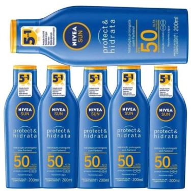 Imagem de Protetor Solar Sun Protect Hidrata Fps50 200ml Nivea kit c/6