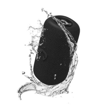 Imagem de AMET Caixa de Som Portátil Bluetooth Opus 10W, Bateria 7h, À prova d'água IPX6, Som Potente e Cristalino, Tecnologia Wave X, TWS, Bluetooth 5.3, Com Alça, Sem fio, Preta