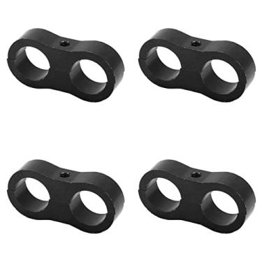 Imagem de RiToEasysports 10AN Braçadeira Separadora de Mangueira 4 Pcs Divisor de Montagem de Linha de Combustível de Liga de Alumínio para Equipamento Industrial de Barco de Carro