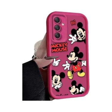 Imagem de Capa De Telefone Disney Mickey Minnie Para Samsung Galaxy A54 A05 A34 