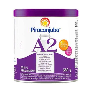 Imagem de Leite em Pó A2 Vitaminado Piracanjuba 380g