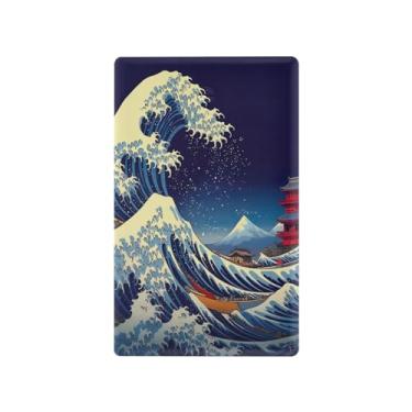 Imagem de Wassud Placa de cobertura para interruptor de luz, capa de tomada de interruptor único, placa de parede, decoração de casa, sala de estar, quarto, decoração