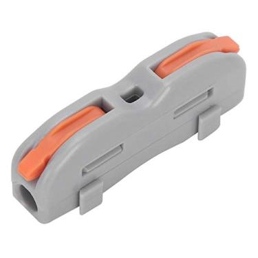 Imagem de Solinder Conectores de Fio Rígido Macio e Compactos Rápidos, 50 Unidades SPL-1: Terminal Condutor 1 Em 1 Com Forte Condutividade, 250V 32A 4kV, Usos para Iluminação, Motores, Controle (SPL-1)