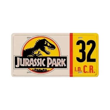 Imagem de Placa De Metal Vintage Jurassic Park Para Decoração De Clubes, Bares, 