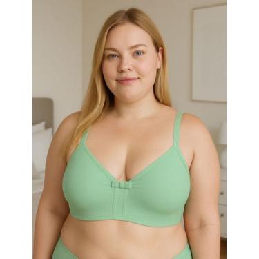 Imagem de Sutiã Plus Size sem Bojo Reforçado Sustentação Resistente - c6 JOSI, V