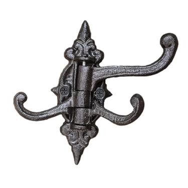 Imagem de Whtkoph Gancho de Parede em Ferro Fundido, Versátil para Quintal E Jardim, Suporte para Plantas No Banheiro, Jaquetas E Roupas, 15.5 Cm X 13.5 Cm