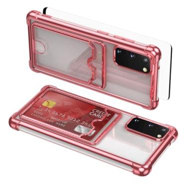 Imagem de Asuwish Capa de celular para Samsung Galaxy S20 5G 6,2 polegadas com protetor de tela de vidro temperado e suporte de cartão rígido resistente à prova de choque acessórios S 20 20S UW S2O G5 mulheres