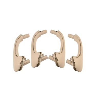 Imagem de Conjunto de 3 cores de puxadores de porta para interior de carro, compatível com Benz Classe C W203 (2000-2007), código 2038101551.(Beige-4PCS)