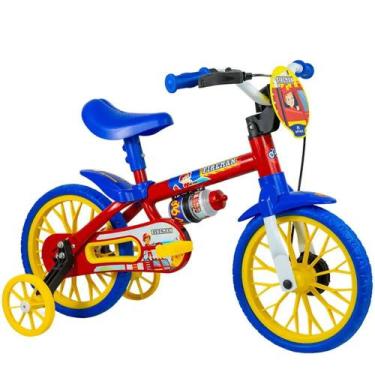 Imagem de Bicicleta Infantil Aro 12 Freio Tambor 1 Marcha Cestinha Nathor, Verme