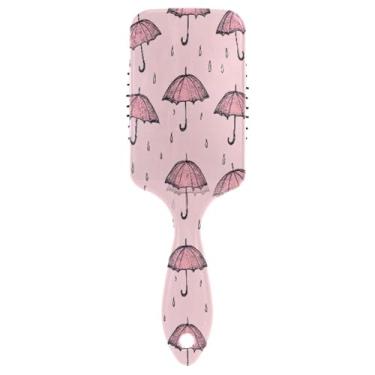 Imagem de Blueangle Escova de cabelo guarda-chuvas – escova de desembaraçar elimina nós e quebras, escova de cabelo de viagem para crianças, adultos e todos os tipos de cabelo (552)