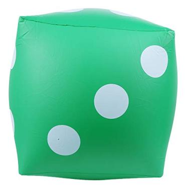 Imagem de Cryfokt Dados Infláveis, Brinquedo Portátil de PVC, Jogo de água Inflável, Adereço Educacional para Atividades de Festa, Vermelho/azul/verde, Adequado para Maiores de 1 Ano de Idade (Verde)