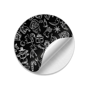 Imagem de Ladrilho Decorativo de Cerâmica Estampa Natalina Vários Símbolos