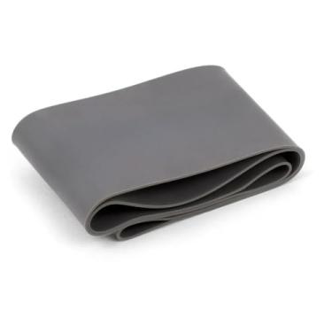 Imagem de Mini Band 25x5cm Faixa Elástica, Anti-desgaste para Musculação Local, Yoga e Pilates(Forte-Cinza)