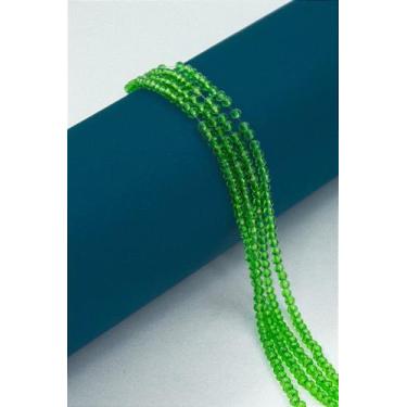 Imagem de Fio Cristal 2mm Vidro Facetado - 40cm com 168 Cristais Coloridos - no-