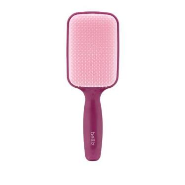 Imagem de Escova de Cabelo Belliz Flex Desembarçadora Raquete Roxo