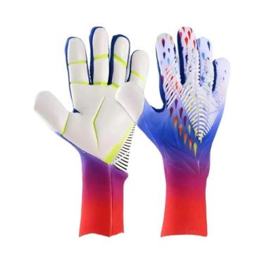 Imagem de Um par de luvas de goleiro profissionais para treinamento resistente a