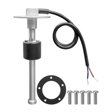 Imagem de EMIHO Unidade de envio de combustível 240-33ohm 12,5" / 318 mm para barco marítimo RV caminhão, sensor de tanque de nível de remetente de aço inoxidável