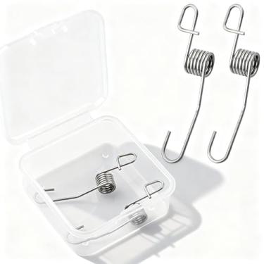 Imagem de WR02X12256 Mola de torção para geladeira serve para GE e Hotpoint Ice Dispenser, substitui os números de peça 1265514 e PS1483166, pacote com 2