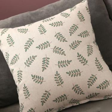 Imagem de Phefop Capa de Almofada para sofá, Estilo Nórdico, Capa de Almofada de Linho Quente Com Zíper Oculto para Sala de Estar, Quarto, Sofá-cama, Cadeira (45x45)