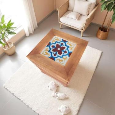 Imagem de Banquinho Baú em Madeira Maciça Rústico – Banco Artesanal com Espaço Interno para Armazenamento – Decorativo e Funcional para Sala, Quarto e Entrada (1, S02)