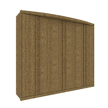 Imagem de Roupeiro 6 Ptas Madrid Imbuia Rustic - Tcil Móveis