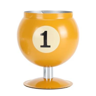 Imagem de Cinzeiro de bilhar, cinzeiro decorativo de extinção automática à prova de vento com tampa, ideal para restaurante doméstico KTV Bar (1)