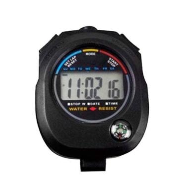 Imagem de Cronômetro Digital Esportivo de Mão - Com Bússola | Temporizador | Alarme | Data e Hora