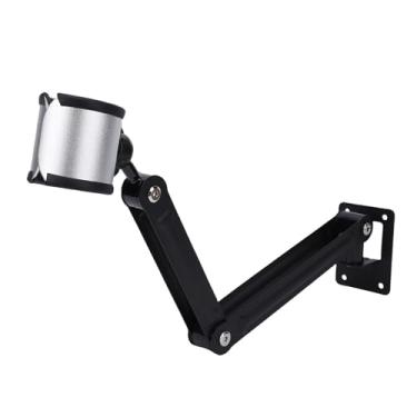 Imagem de ZJchao Suporte Ajustável para Secador de Cabelo, Braço Totalmente Posicionável, Montagem na Parede, Suporte de Secagem para Salão de Beleza, Uso Doméstico, Carbono, Alumínio e