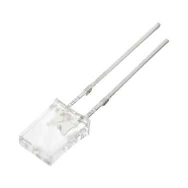 Imagem de 100 peças diodo led 2x5x7mm kit de diodos de luzes transparentes verme