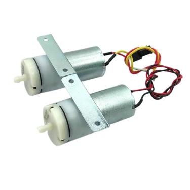 Imagem de 1 mini bomba de ar de motor 12V/24V 370 micro diafragma elétrico bomba de oxigênio aquário água tanque de peixes monitor de sangue com suporte (modelo B (24V))