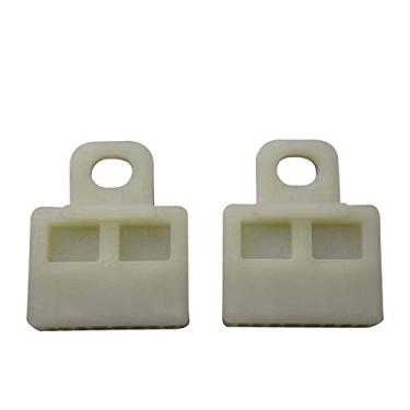 Imagem de BWR5019 2 peças de presilhas para conector de faixa deslizante de canal de vidro com regulador de janela para Toyota