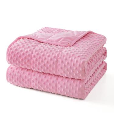 Imagem de Manta con Peso Topcee Minky Dots para Adultos 6.8 kg 120x180 cm