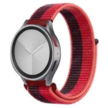 Imagem de XMKT Pulseira esportiva de nylon para Samsung Galaxy Watch 6/5/pro/4/Classic/Active 2 43-47-44 mm 20 mm/22 mm para Huawei Gt 4/2/e/3, 22mm, Ágata