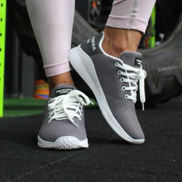 Imagem de Tênis de Treino Academia Feminino Drop Set Anti Derrapante Conforto So