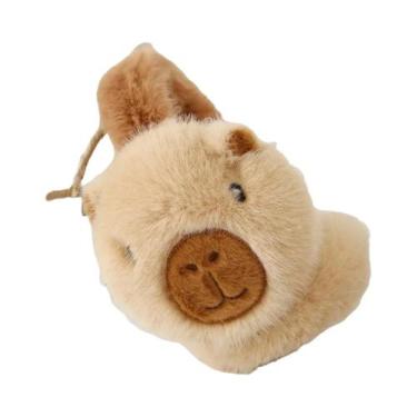 Imagem de Protetores De Orelha De Pelúcia De Capivara Fofa Para Mulheres, Acessó