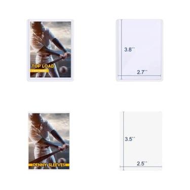 Imagem de 600pcs Capas Protetoras Transparentes Para Cartas De Pokémon E Futebol