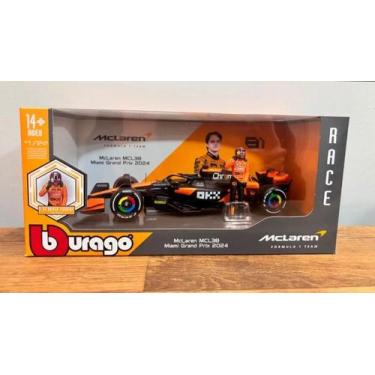 Imagem de Miniatura Fórmula 1 McLaren MCL38 - 81 O. Piastri c/ Figura -  4 Lando