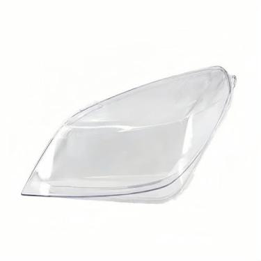 Imagem de Capa de lente do farol dianteiro do carro compatível com opel astra h 2004 2005 2006 2007-2010 transparente tampa de vidro abajur transparente(1 Piece Left)