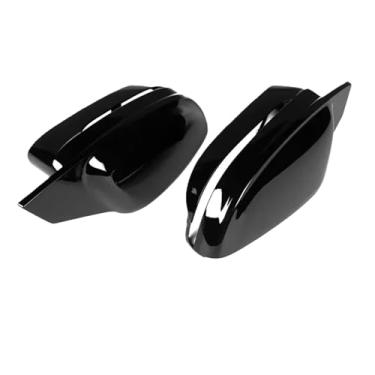 Imagem de Capa De Fibra De Carbono Para Espelho Reverso, Preto Brilhante, Capa De Espelho Lateral Do Carro, Compatível Com BMW LHD 2 3 4 5 7 8 Séries G20 G42 G22 G26 G30 G30 G11 G14 G15(Bright Black)