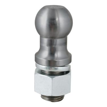 Imagem de CURT 40089 Bola de engate de reboque de aço cru, pescoço de ganso, 13,6 kg, 7,6 cm de diâmetro, 5 cm x 8,9 cm de haste