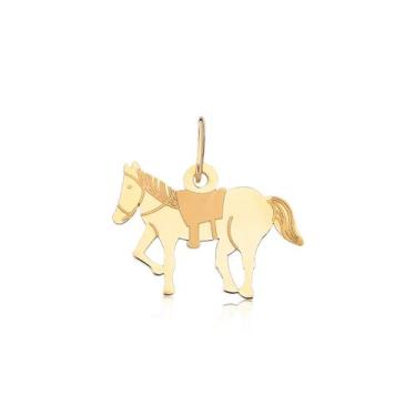 Imagem de Pingente De Ouro Cavalo Horse Puro 18k Pm17 - MAEHLER Arte Em Joias