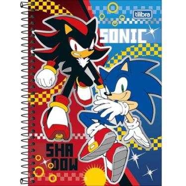 Imagem de Caderno Espiral Sonic 80 Folhas 1/4 Capa Dura