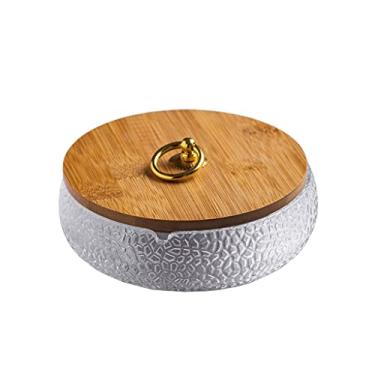 Imagem de Cinzeiro de vidro ao ar livre, interior, casa, mesa de centro, escritório, decoração de secretária, cinzeiro com tampa, bandeja de fumo (B)