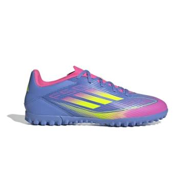 Imagem de Chuteira Society Adidas F50 Club Blue Fusion/lucid Lemon/lucid Pink Ie1223 38