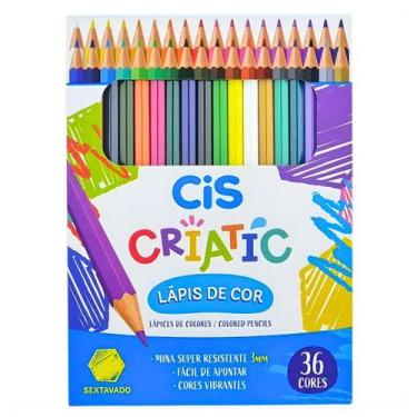 Imagem de Lápis de Cor Criatic 36 Cores - Cis